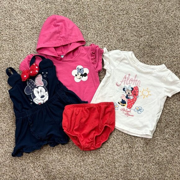 Disney Other - Minnie Mouse 4‎ pc Set 2T